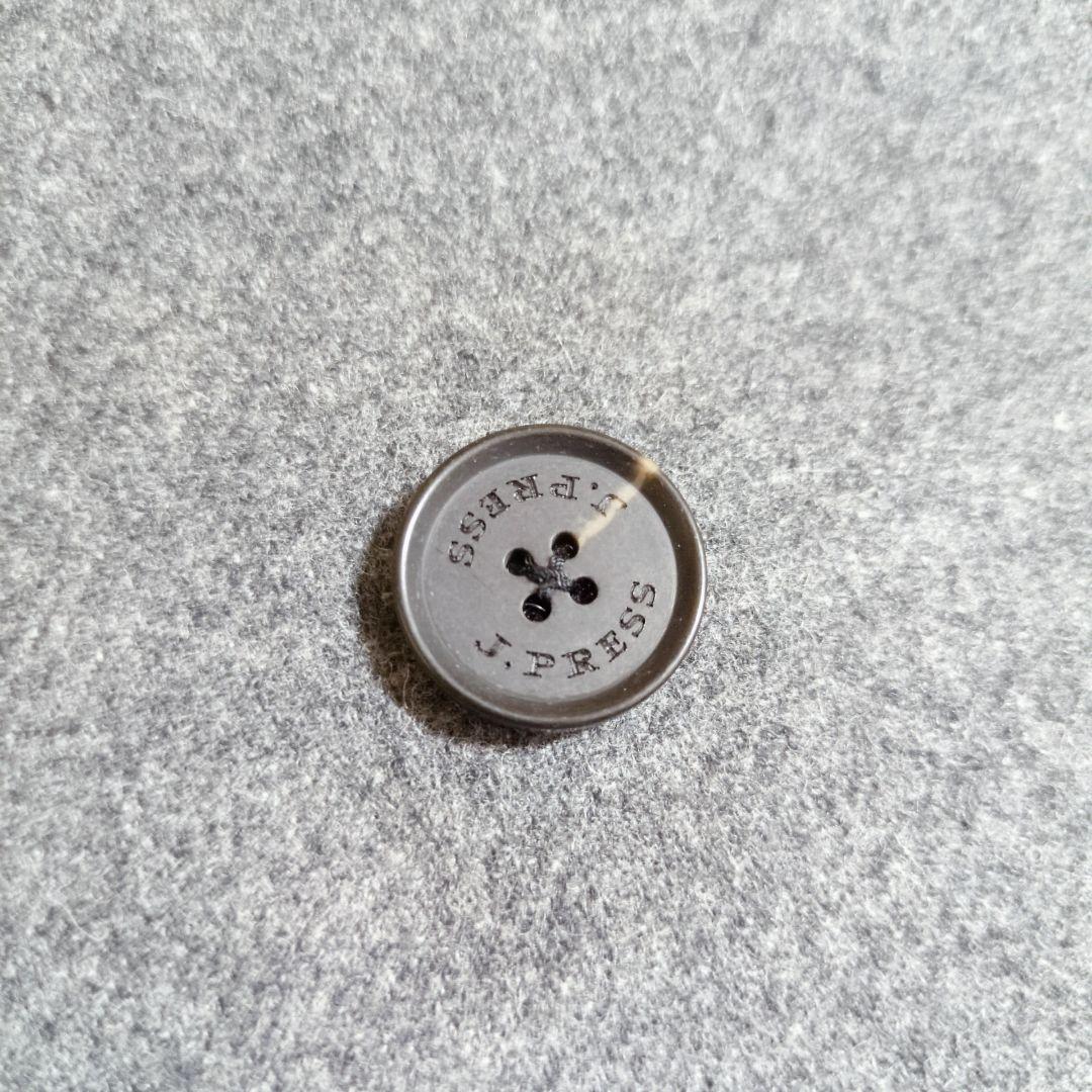 【未使用】ジェイプレス ウール混 ピーコート ダブルブレスト M グレー 防寒