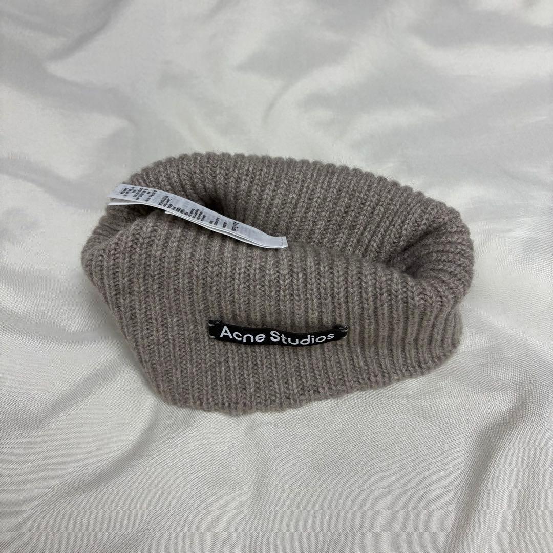 Acne studios FACE ロゴスクエアビーニー