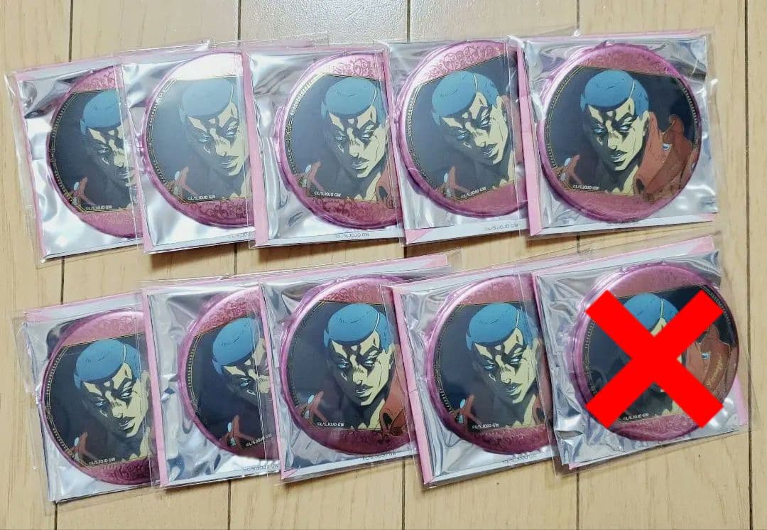 ジョジョの奇妙な冒険 アニメ10周年記念展 場面写缶バッジ ホルマジオイルーゾォ