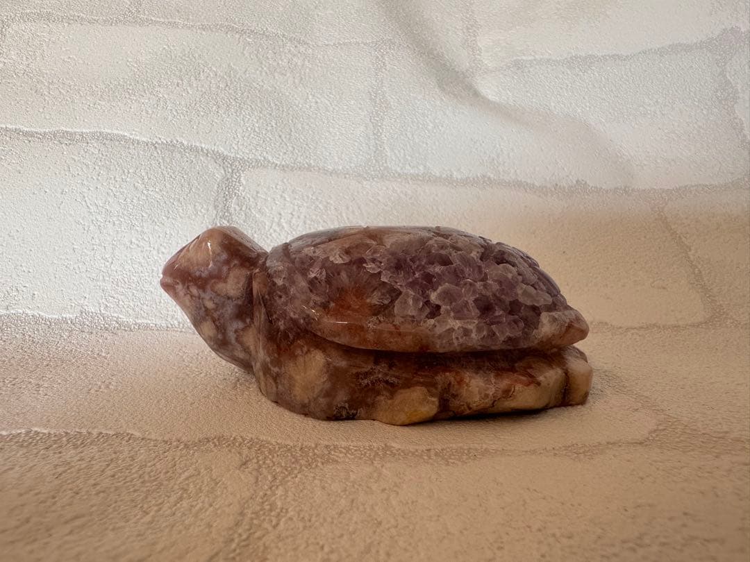 特価　アメジスト　ピンクアメジスト　フラワーアゲート タートル　虹　天然石