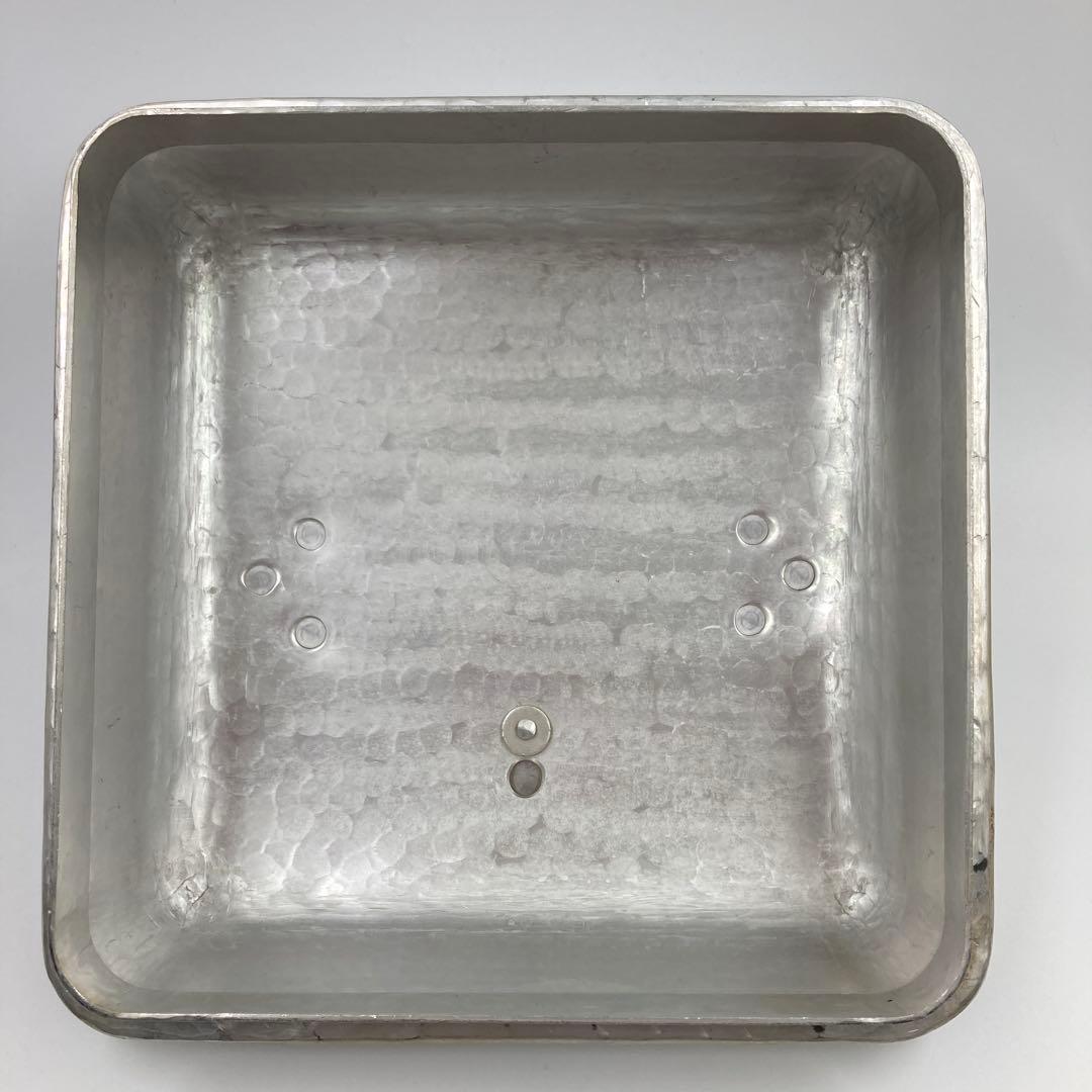 京都 有次 アルミ 角蒸器（蒸し器）24cm 蒸器 割烹 職人道具