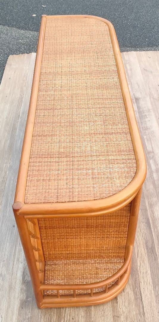 ant　[ビンテージ]ラタン キャビネット サイドボード 籐