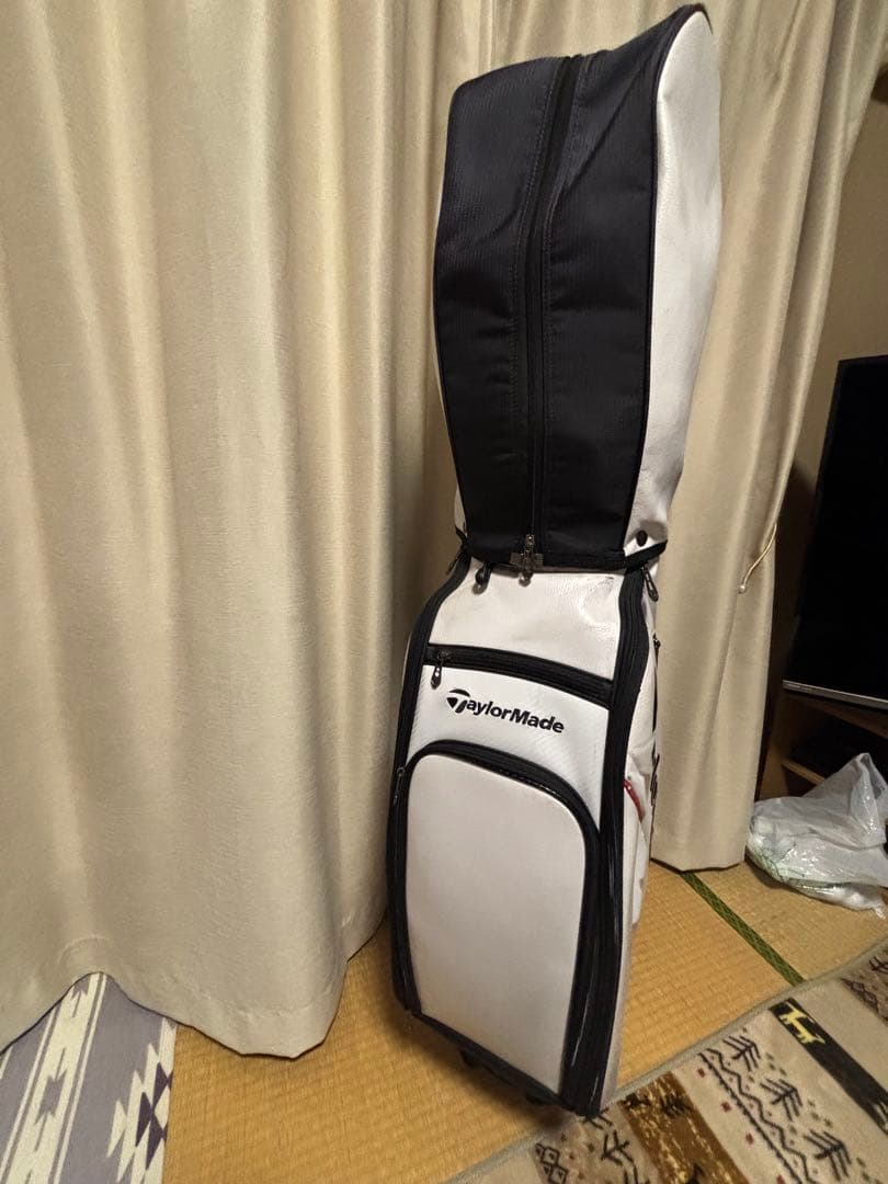 TaylorMade キャディバッグ ホワイト/レッド9.5型