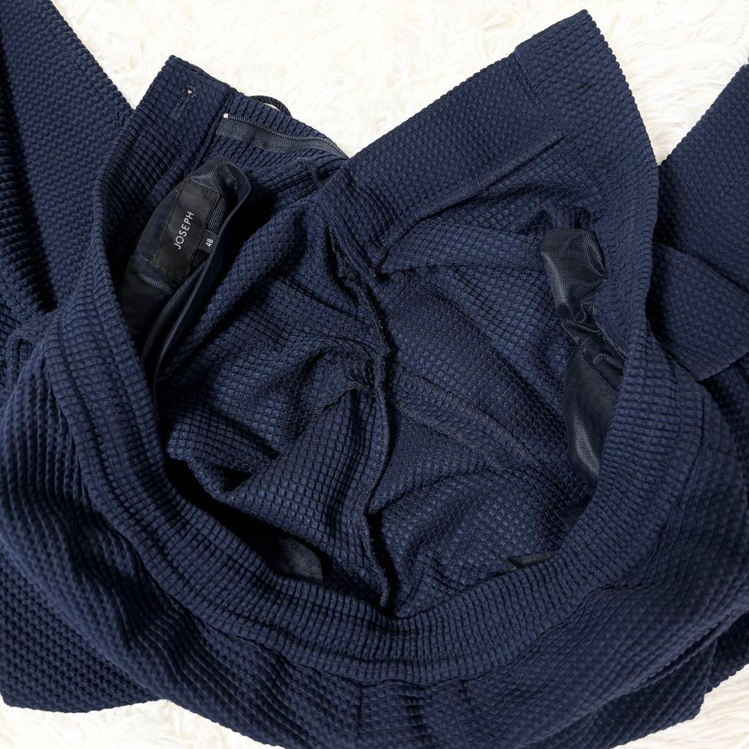 美品✨JOSEPH ジョゼフ セットアップ ワッフル地　2023年 ネイビー