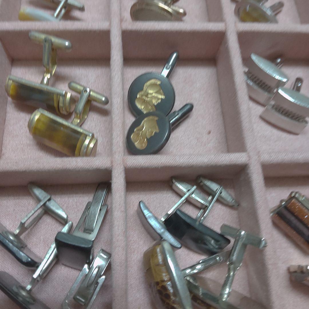 まとめ売り 大量ネクタイピン&ピンブローチ&カフス146点セット ブランドあり