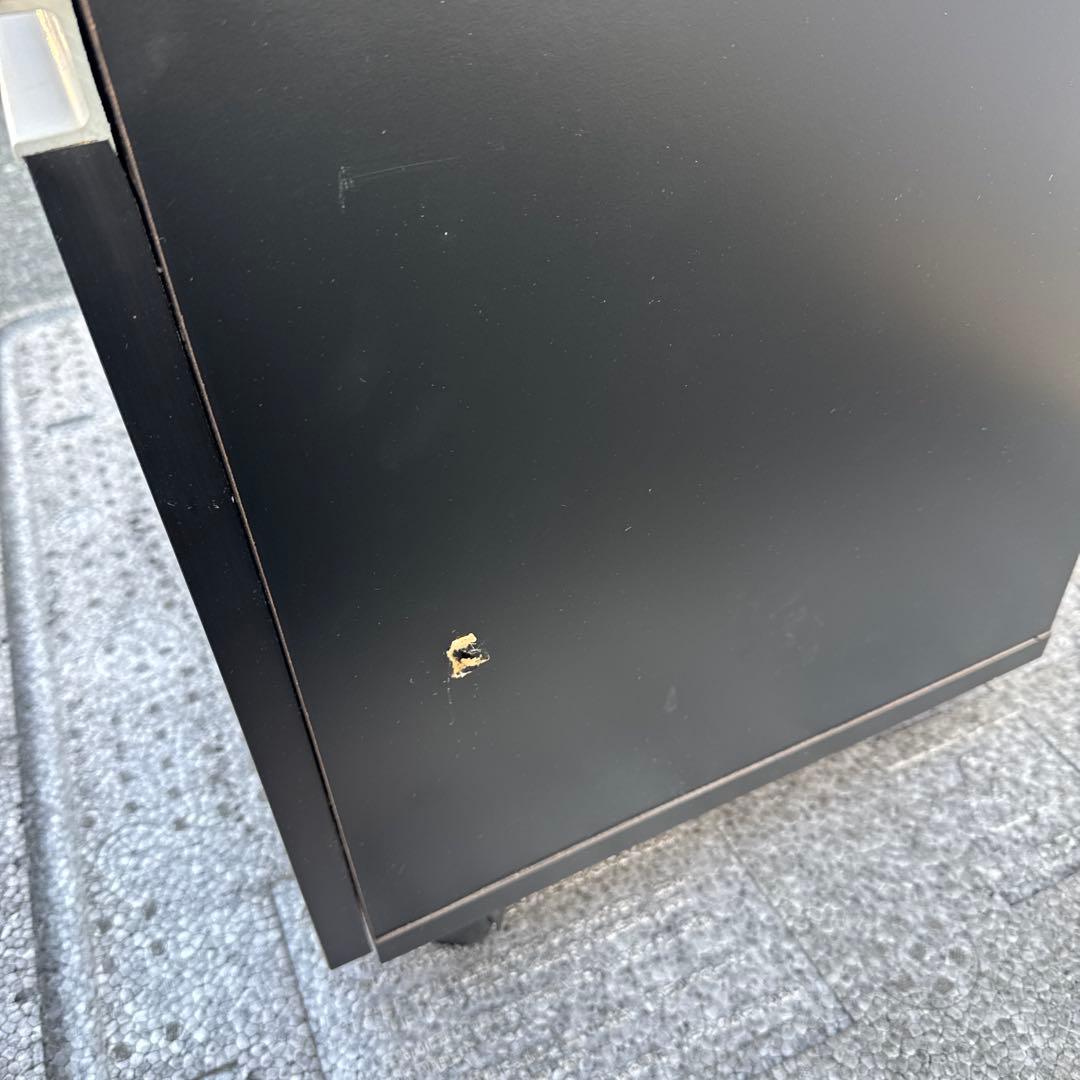 スロット実機スタンド ブラック 収納付 台