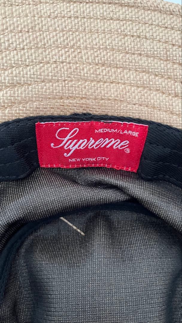 帽子 Supreme Raffia Crusher Natural M/L