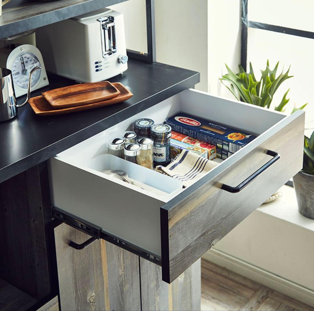 【送料込み】【12月末までの出品】大川家具 食器棚 カップボード キッチンボード