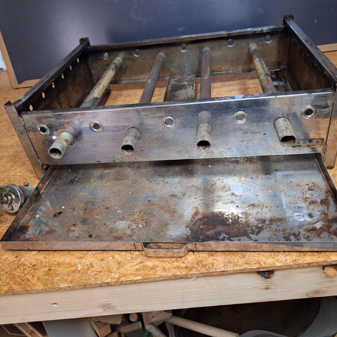 都市ガス　焼き台　ステンレス　業務用　グリル