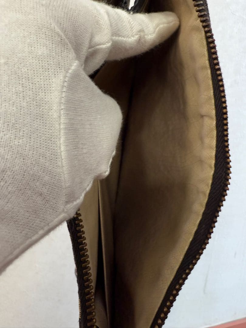 Dior クラッチバッグ ベージュ/ブラック ヴィンテージ