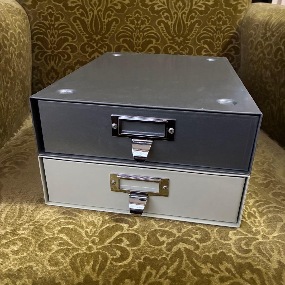 ダルトン　スタッカブル ドロワー　書類ケース　2個セット