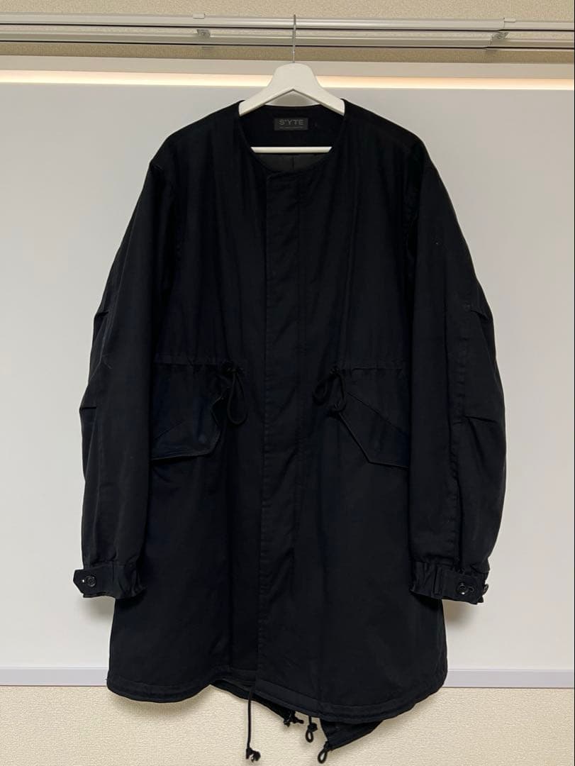Syte Yohji Yamamoto ノーカラーモッズコート　サイズ3