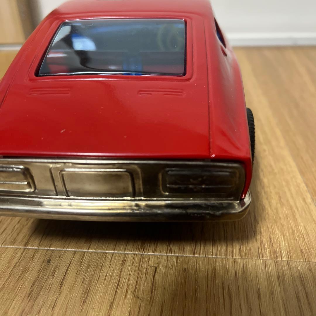 イチコー　ブリキ赤いフェアレディZ フリクションパワー　レトロブリキオモチャ