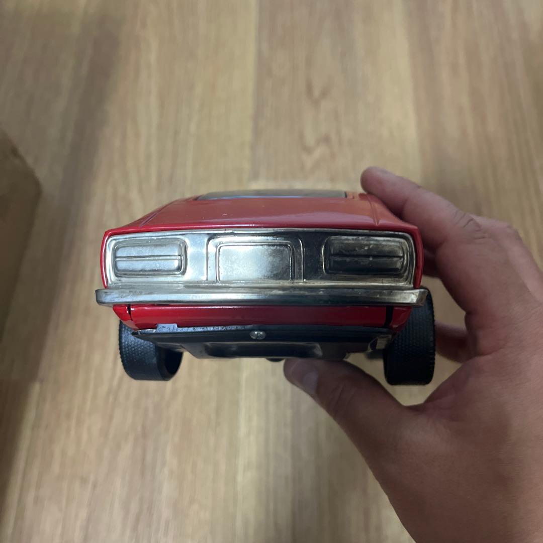 イチコー　ブリキ赤いフェアレディZ フリクションパワー　レトロブリキオモチャ