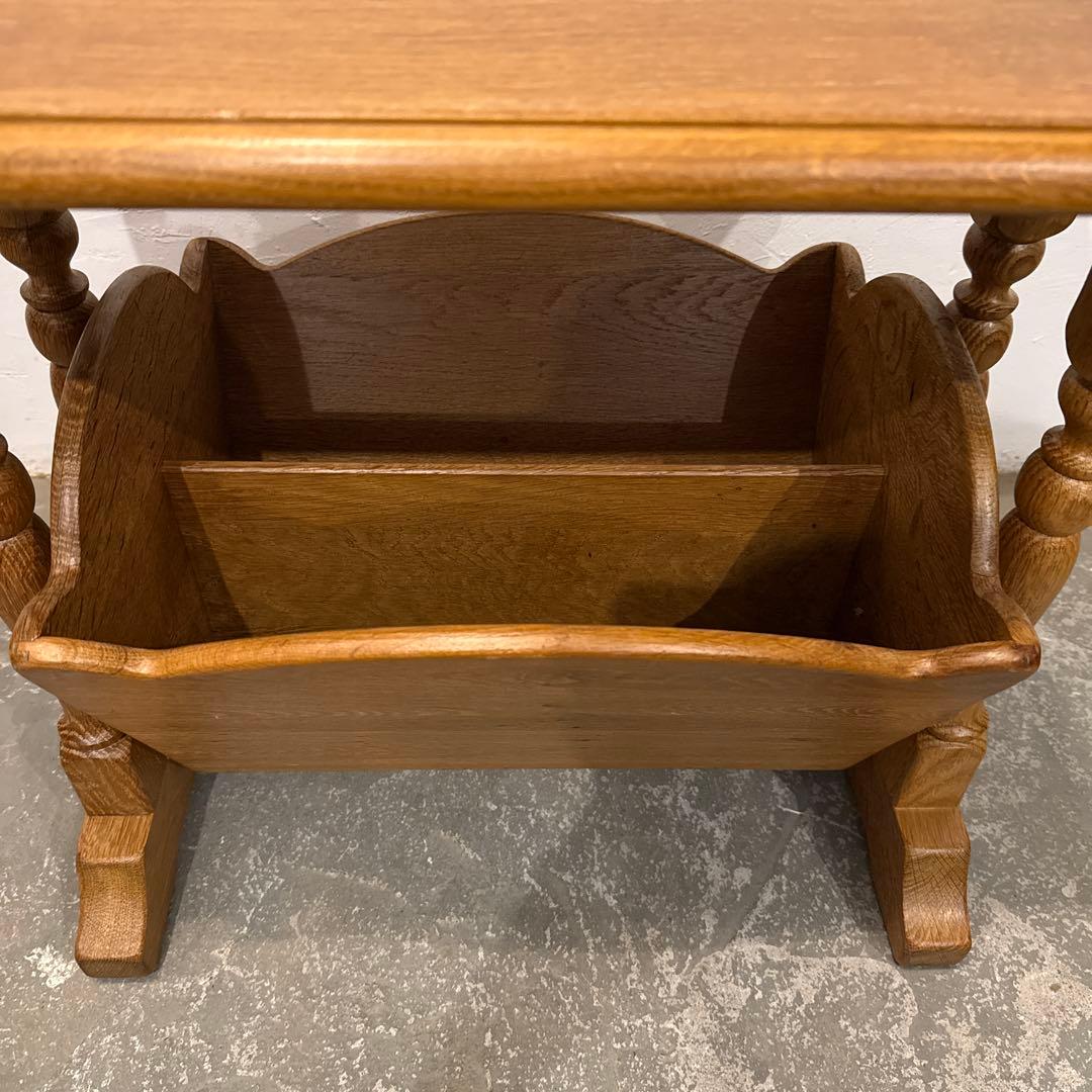 年末年始saleヴィンテージ　サイドテーブル　マガジンラック付き