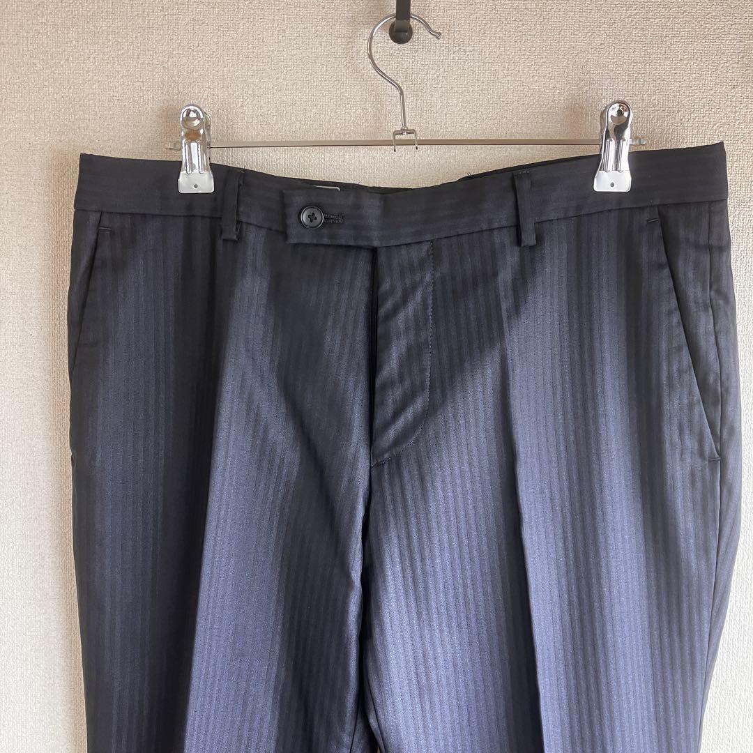 カルバンクライン ビジネススーツ ネイビー シャドーストライプ 上下セット