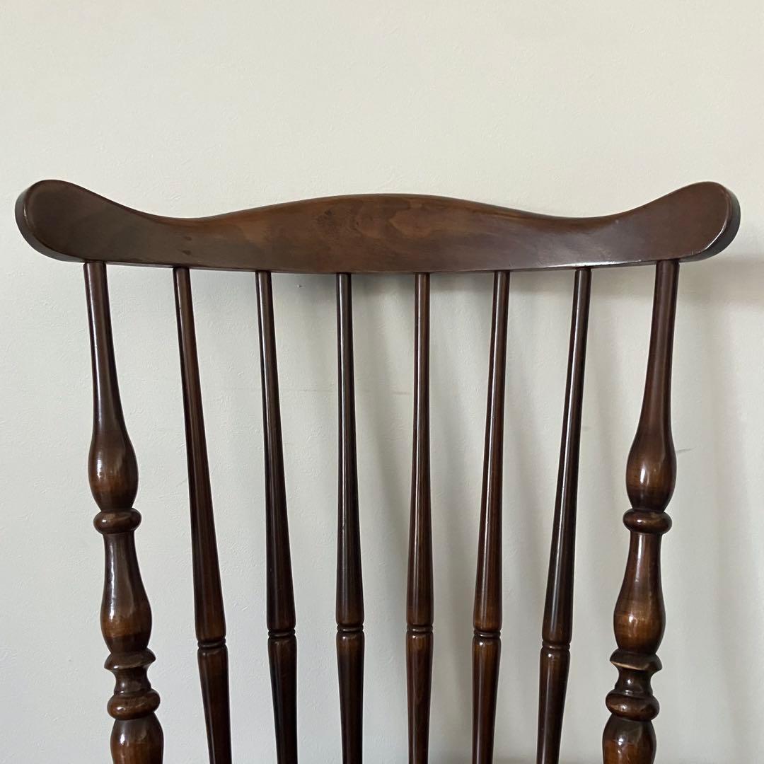 レトロ　アンティーク　古家具　キツツキ　柏木工　飛騨産業　ウィンザーチェア　椅子