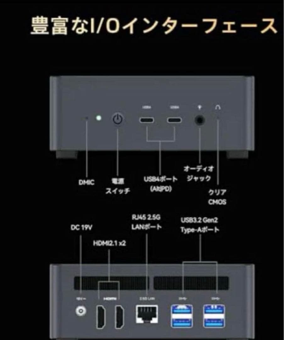 ⭐︎専用ケース付き⭐︎ MINISFORUM UM790Pro ミニpc