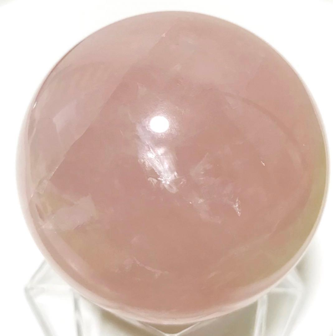 天然石　スター　ローズクォーツ　スフィア
