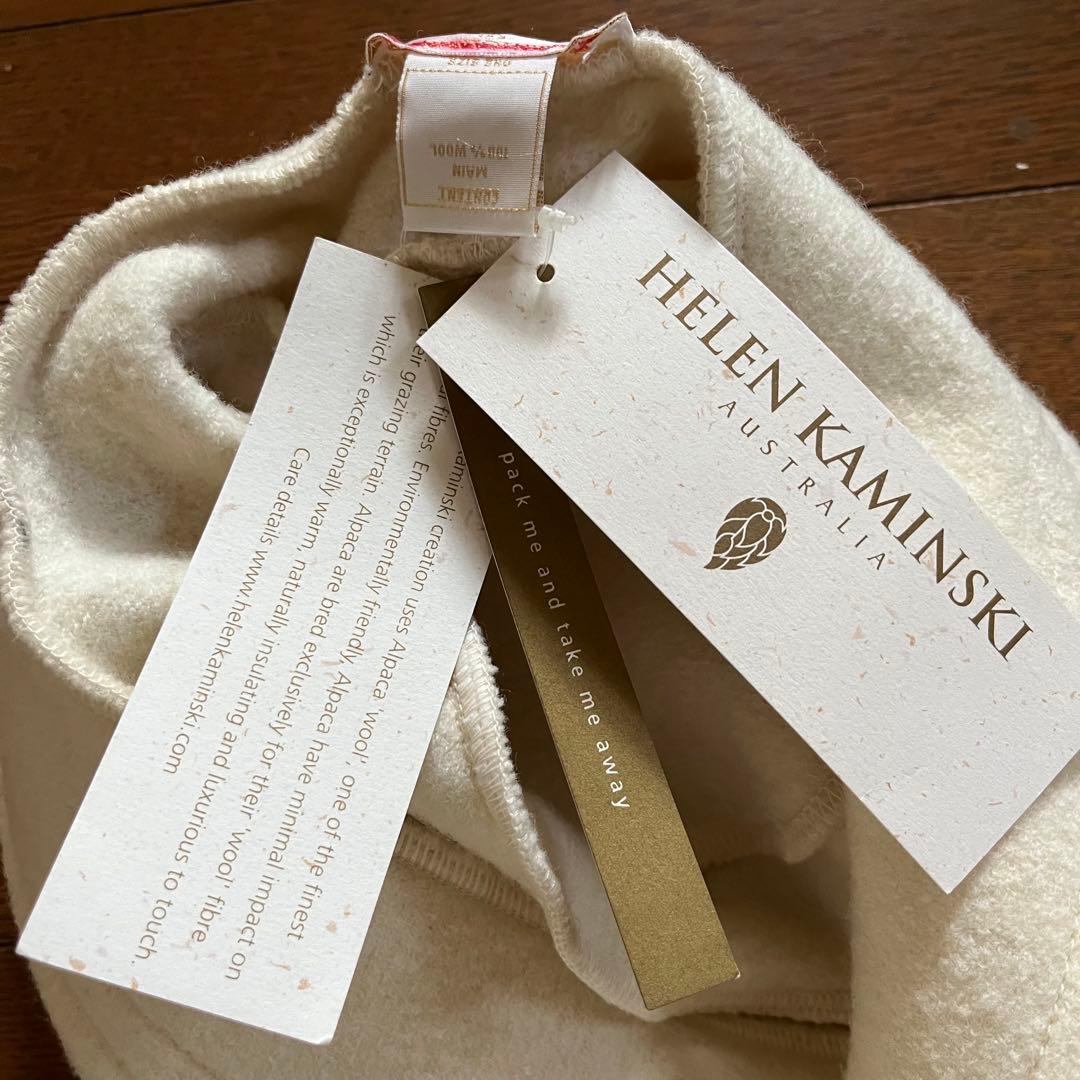 【タグ付正規アウトレット】HELEN KAMINSKI バケットハット　ホワイト