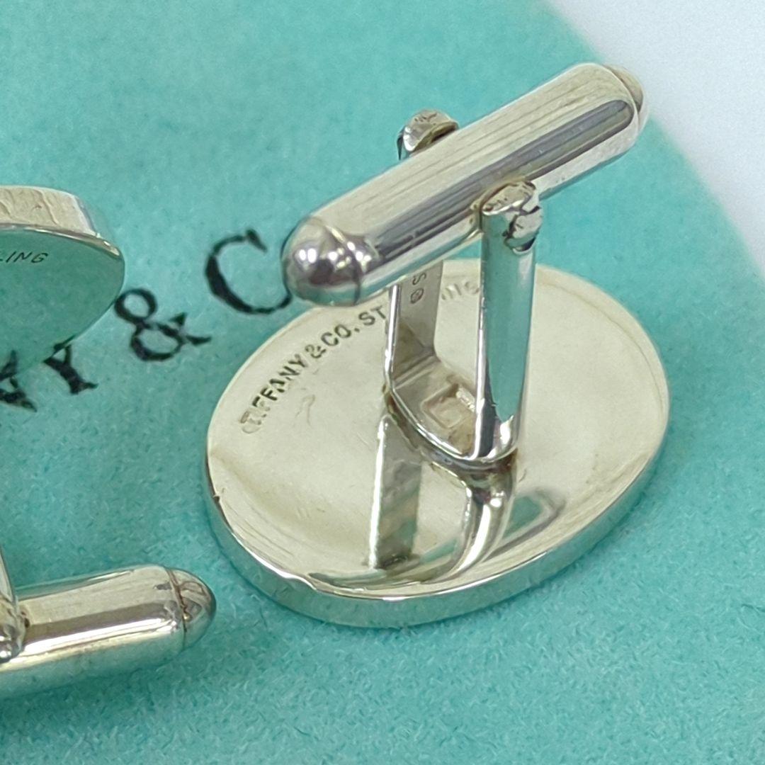 Tiffany & Co ティファニー カフリンクス シルバー オーバル メンズ