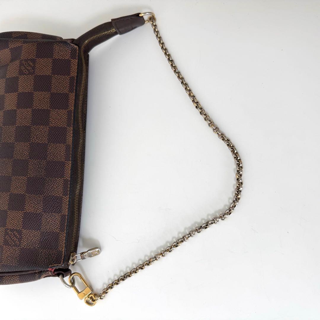 ルイヴィトン　エヴァ　ダミエ　クラッチバッグ　ハンドバック