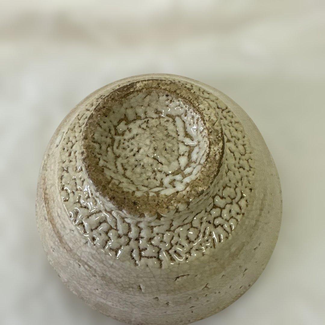 韓国人間国宝　李朝七代白山　金正玉作　嶺南窯　茶碗　共箱