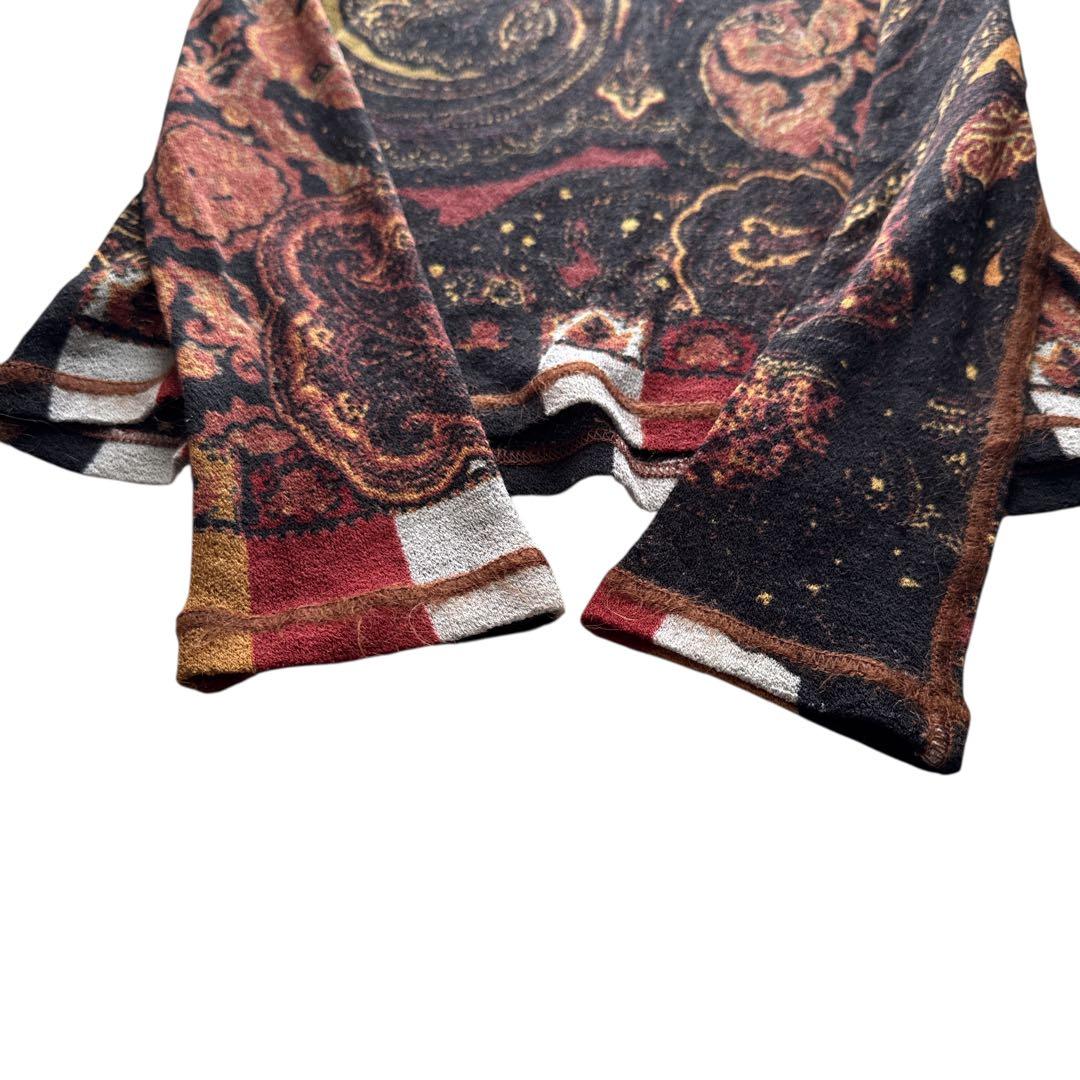 Jean Paul Gaultier ペイズリー柄 タートルネック ニット