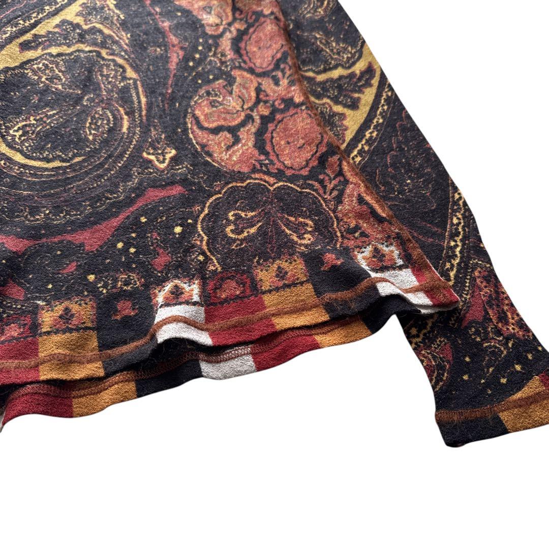 Jean Paul Gaultier ペイズリー柄 タートルネック ニット