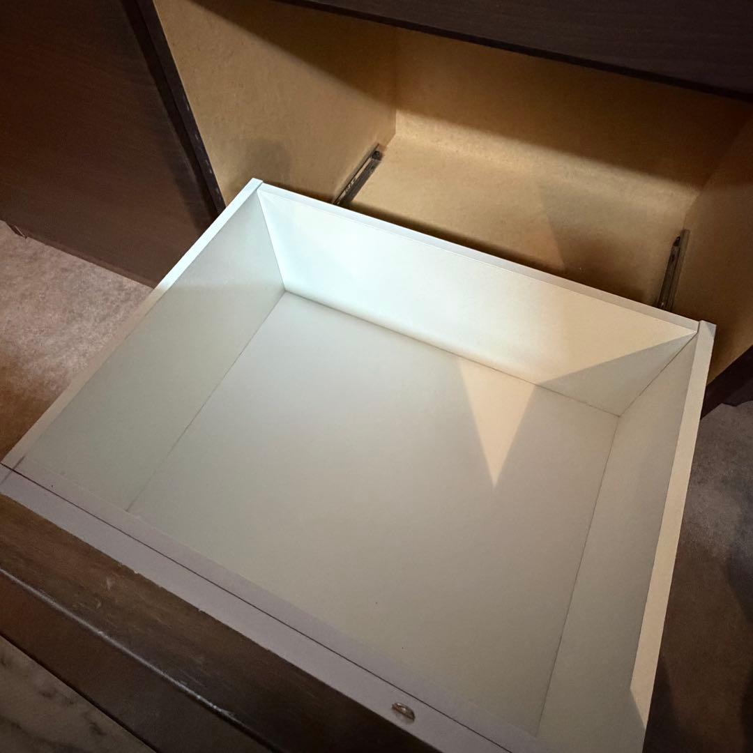 【最終値下げ】キッチンボード レンジボード 食器棚 キッチン収納 ダークブラウン