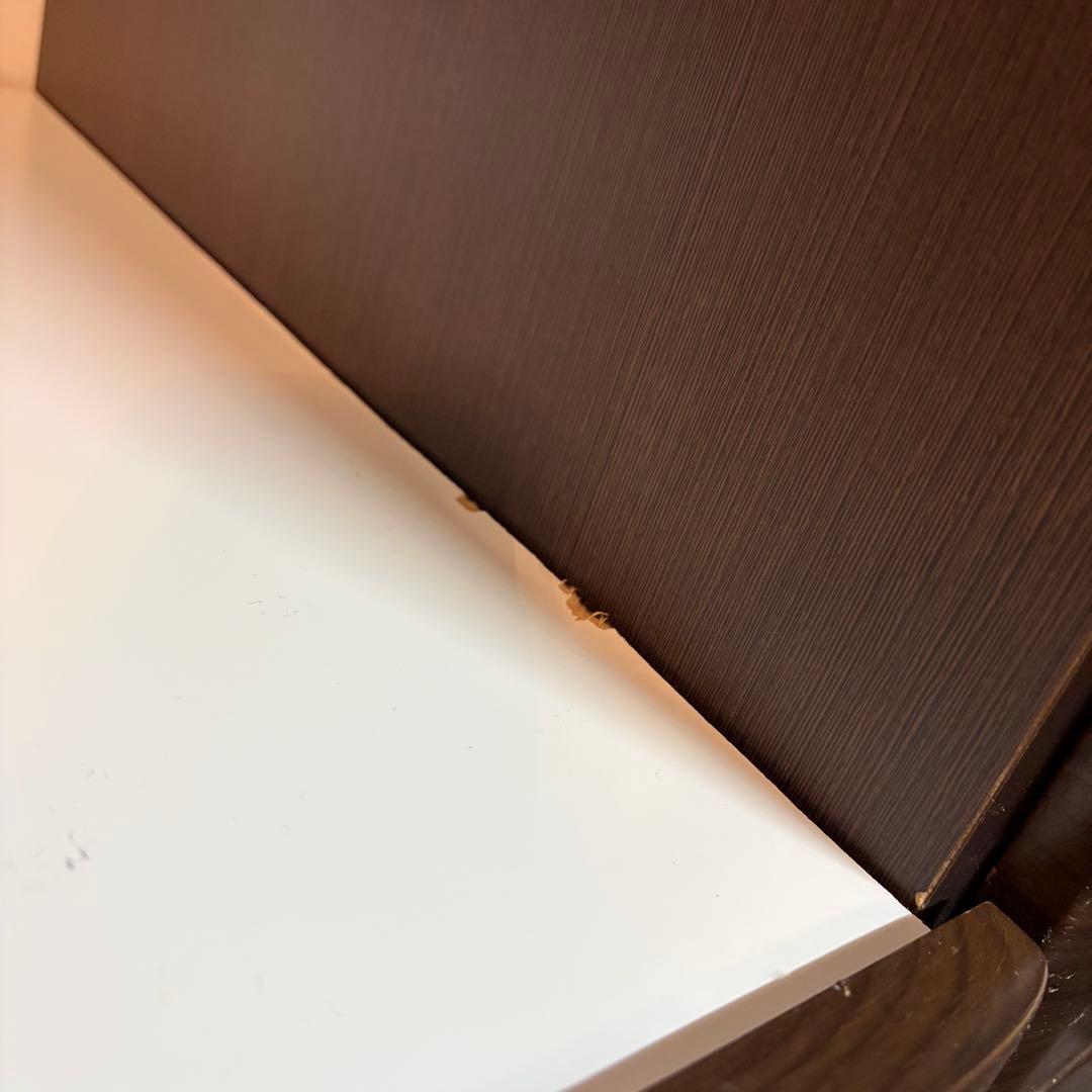 【最終値下げ】キッチンボード レンジボード 食器棚 キッチン収納 ダークブラウン