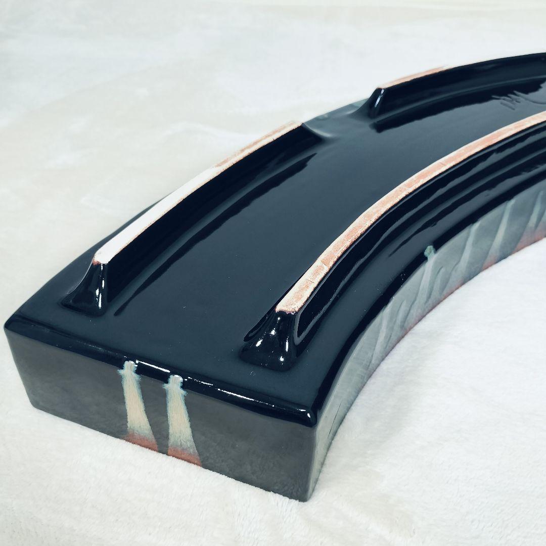 流形水盤花器　扇面水盤　水盤花器　花器　花瓶　水盤　生け花　華道