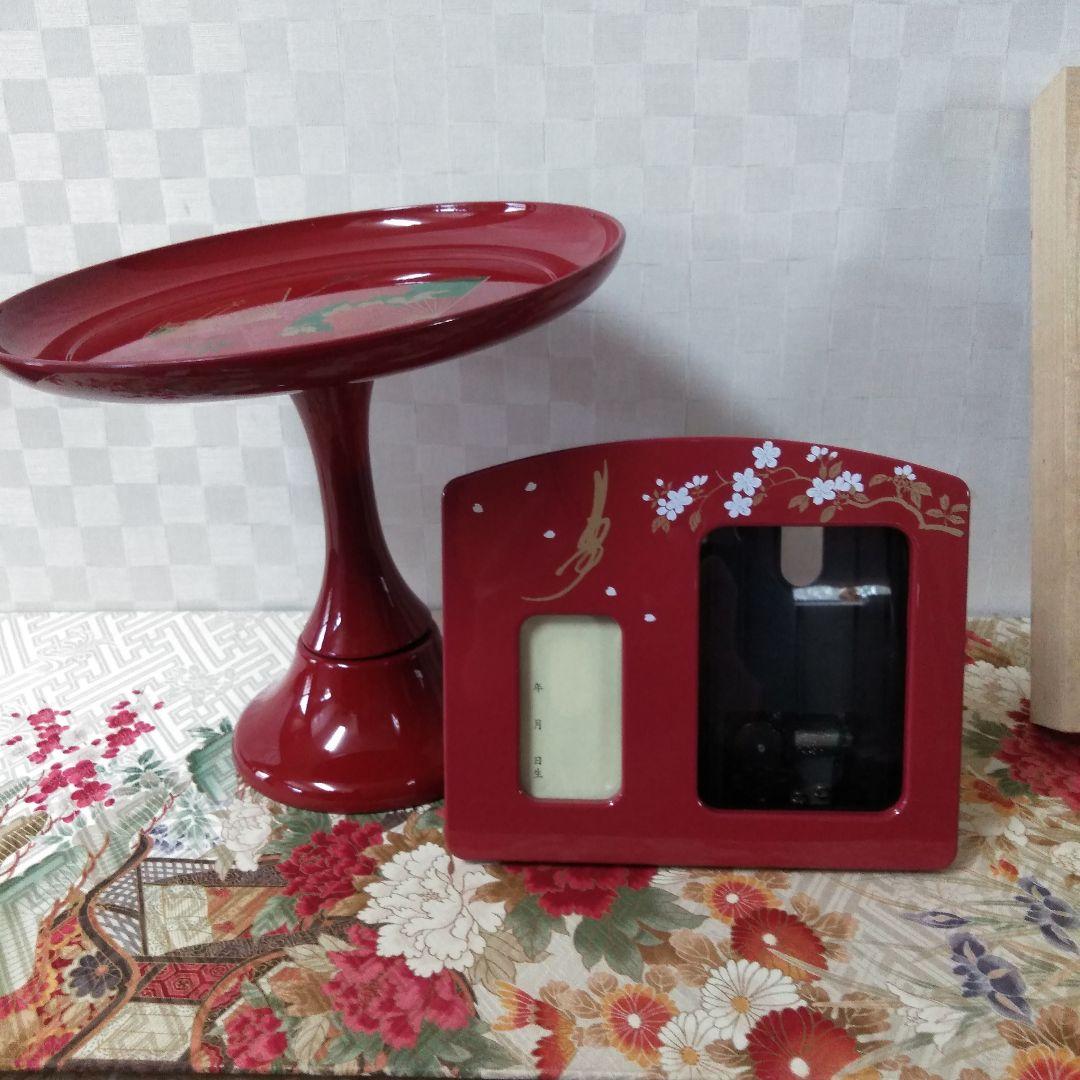 梅の扇　雛飾り　親王飾り　きめこみ賀茂雛　玉秀作