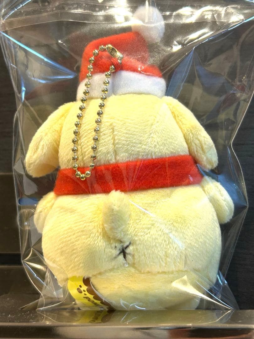 ポムポムプリン　カフェ限定　サンタ　ぬいぐるみ