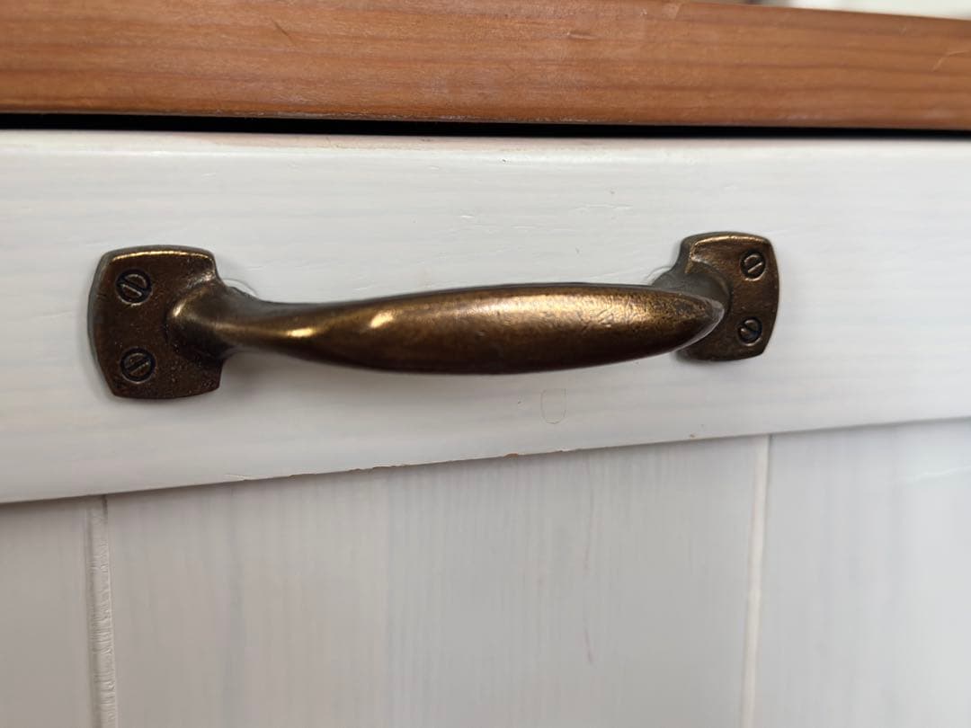 フラップ式カントリー調薄型シューズラック 2段 靴箱　下駄箱