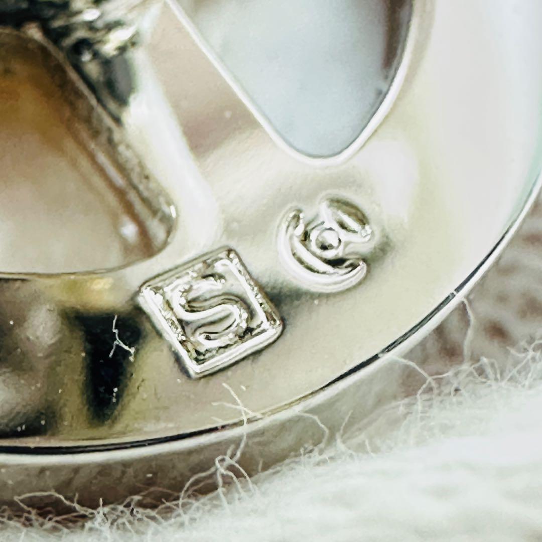 美品　タサキ　TASAKI パール付きカフリンクス　アクセサリー　シルバー　小物