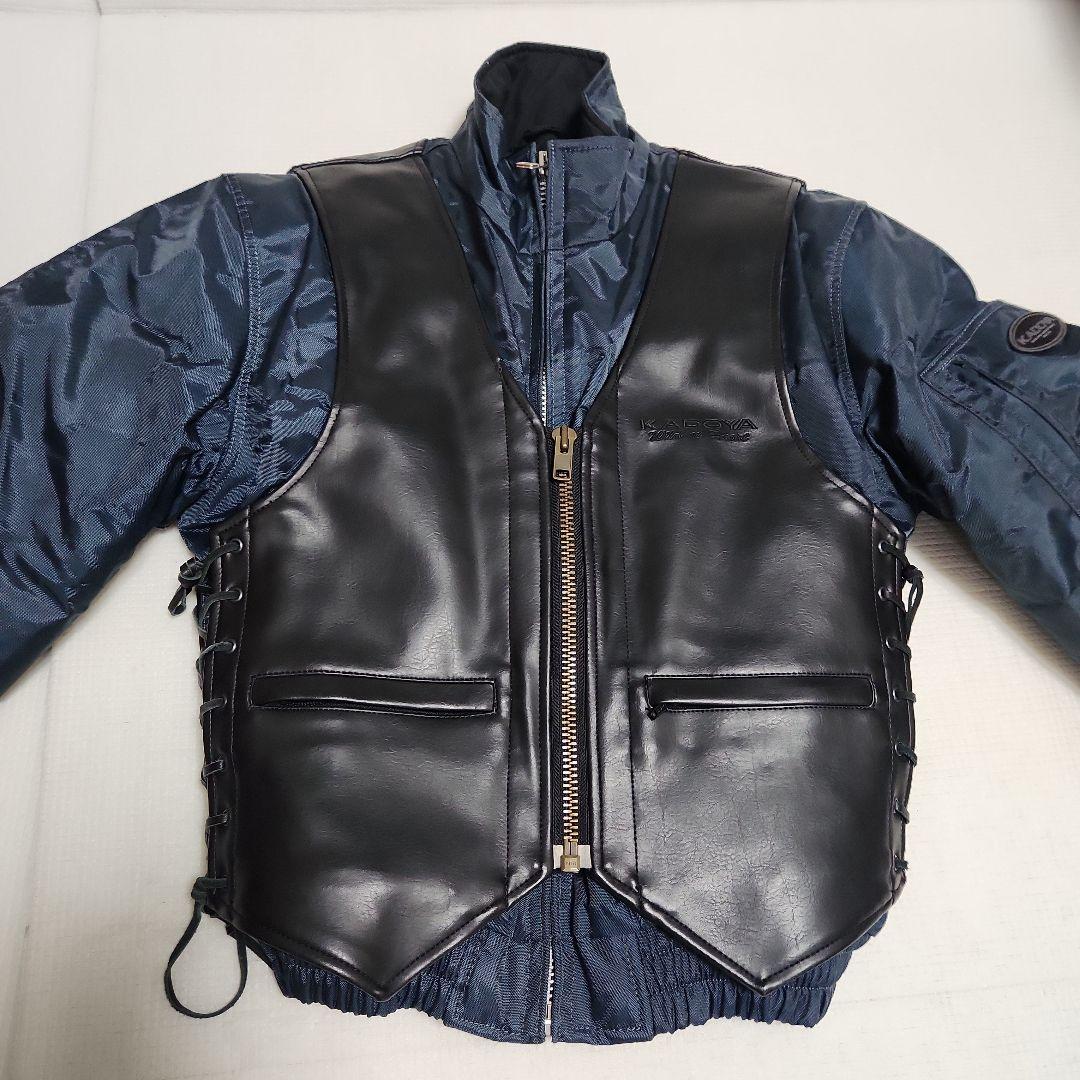 Ｍ　カドヤ ベスト付き ナイロンジャケット 　ライディングジャケット