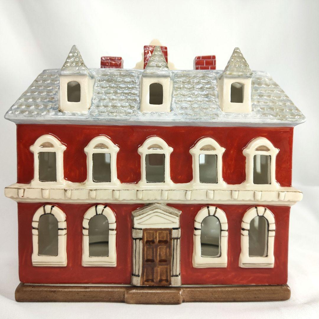 美品✨ビレロイアンドボッホ 陶器製クリスマスキャンドルハウス 郵便局