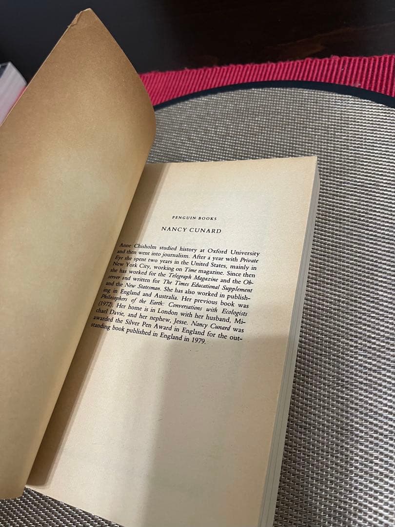 洋書 Nancy Cunard by Anne Chisholm