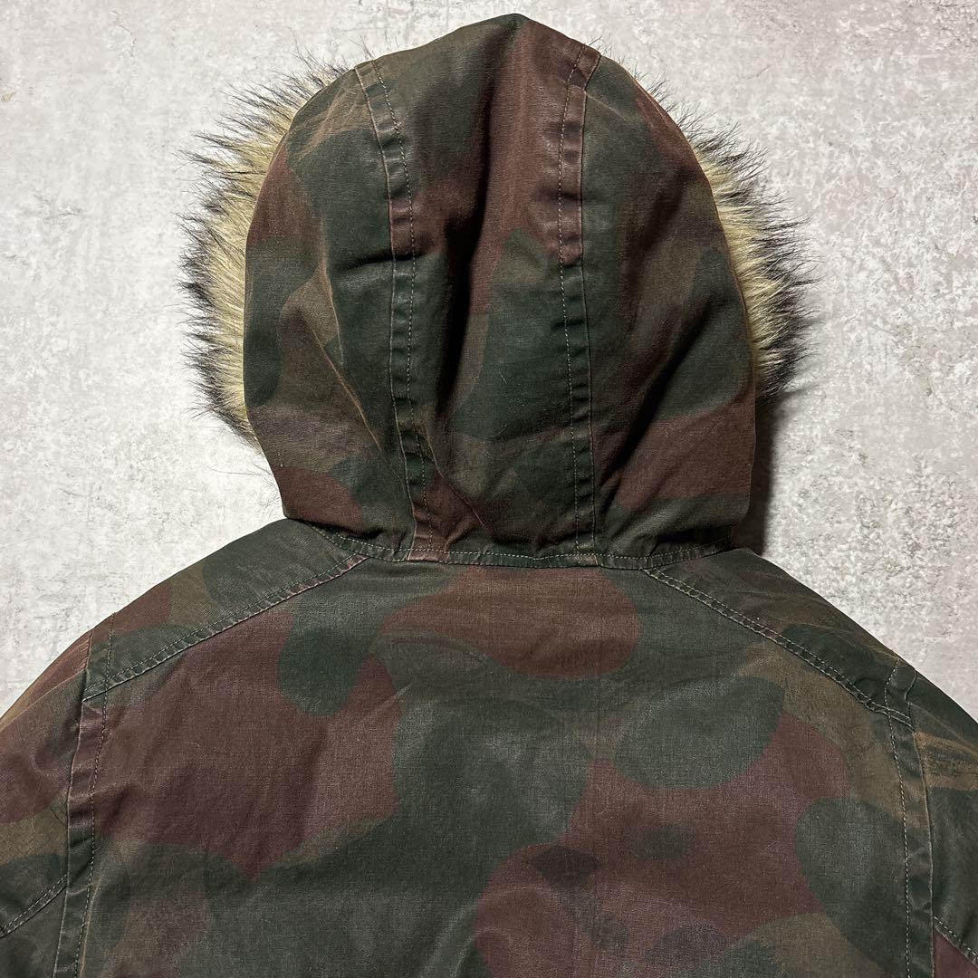 Polo Ralph Lauren タロンジップ 迷彩ダウンジャケット 150