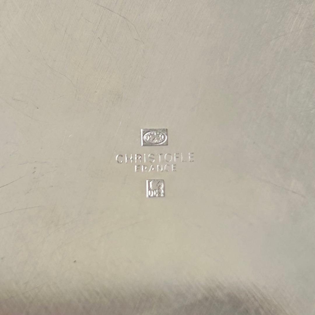 クリストフル＆VMC REIMS  花器　花瓶　フラワーベース　シルバー、ガラス