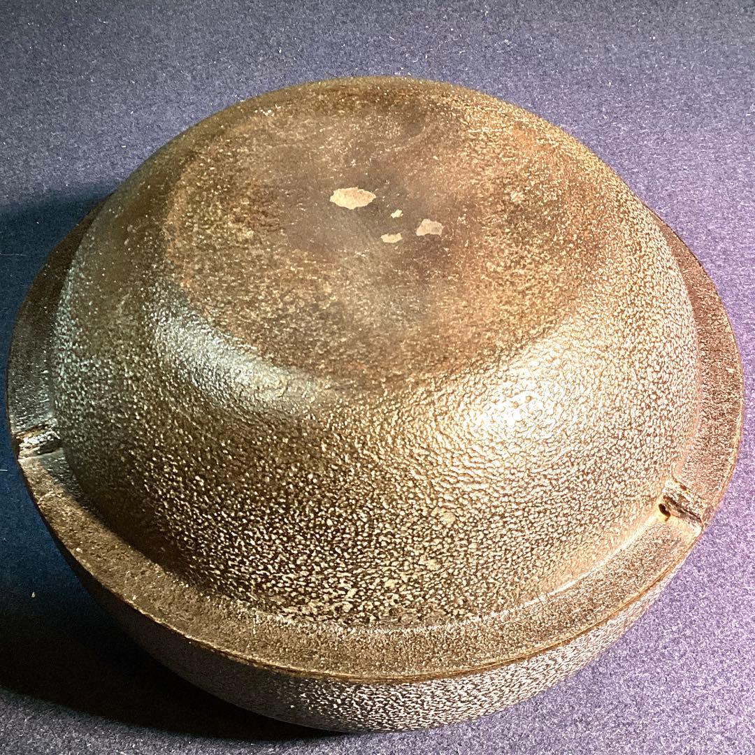 一ノ瀬宗也　佐藤浄清合作　唐銅鬼面風炉