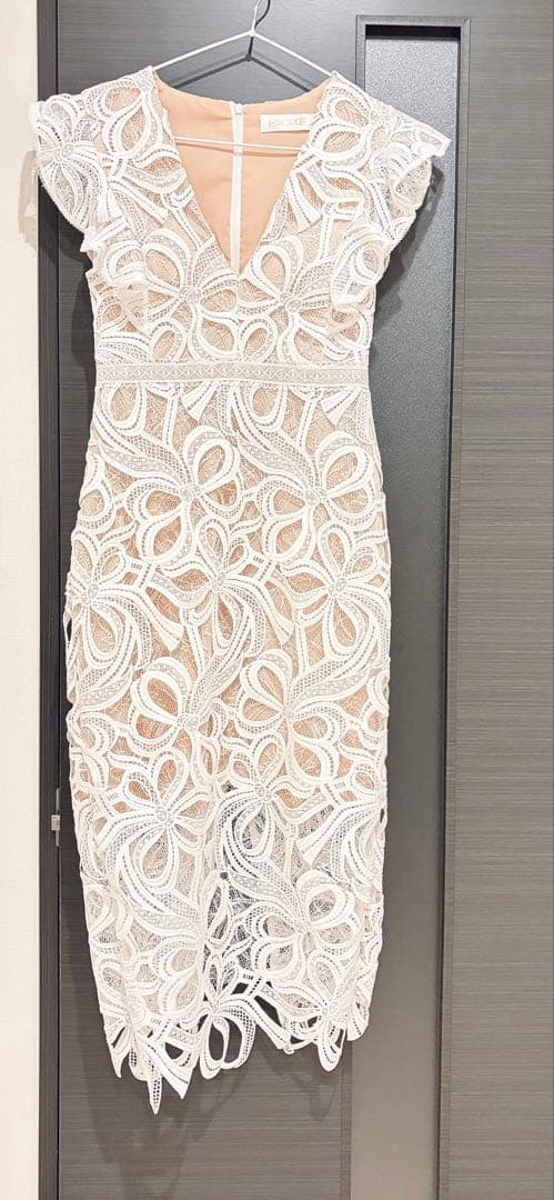 エルケイ 銀座 ミディアムドレス 白