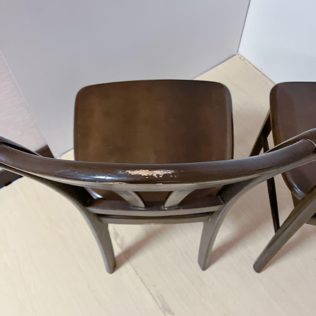 マルニ木工　maruni 木製　ダイニングチェア　2脚セット　アームレスチェア