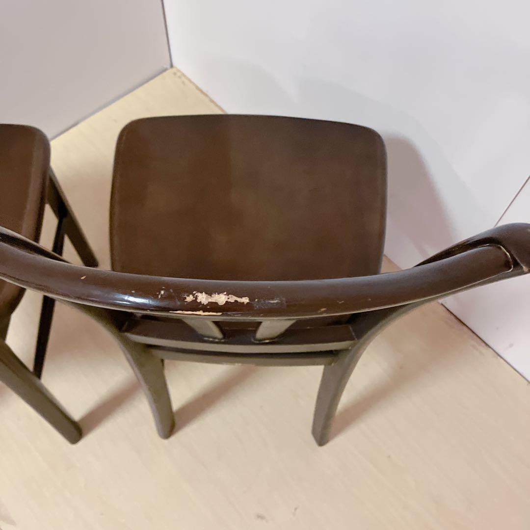 マルニ木工　maruni 木製　ダイニングチェア　2脚セット　アームレスチェア