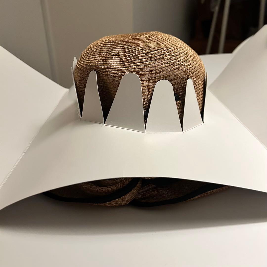 CA4LA 麦わら帽子 リボン カシラ