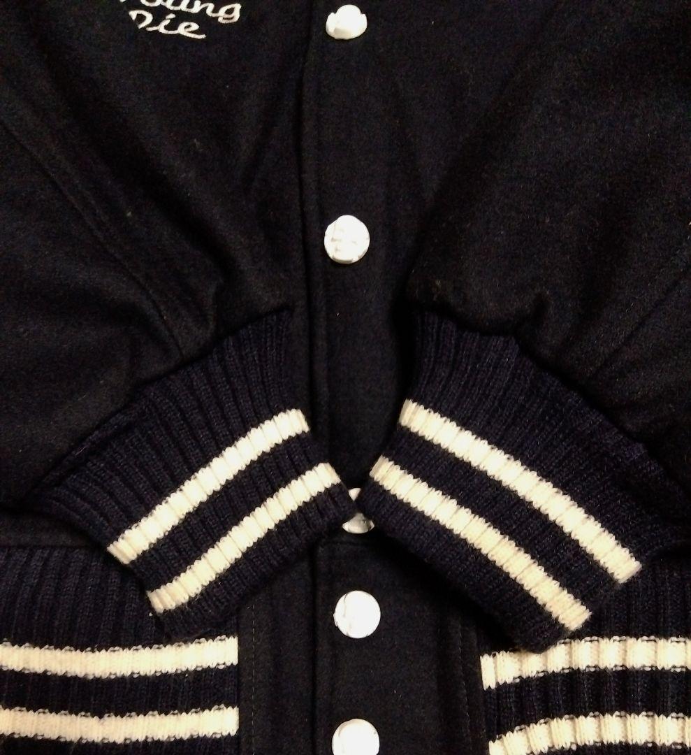 送料無料 USED クリームソーダ スタジャン 黒 　M