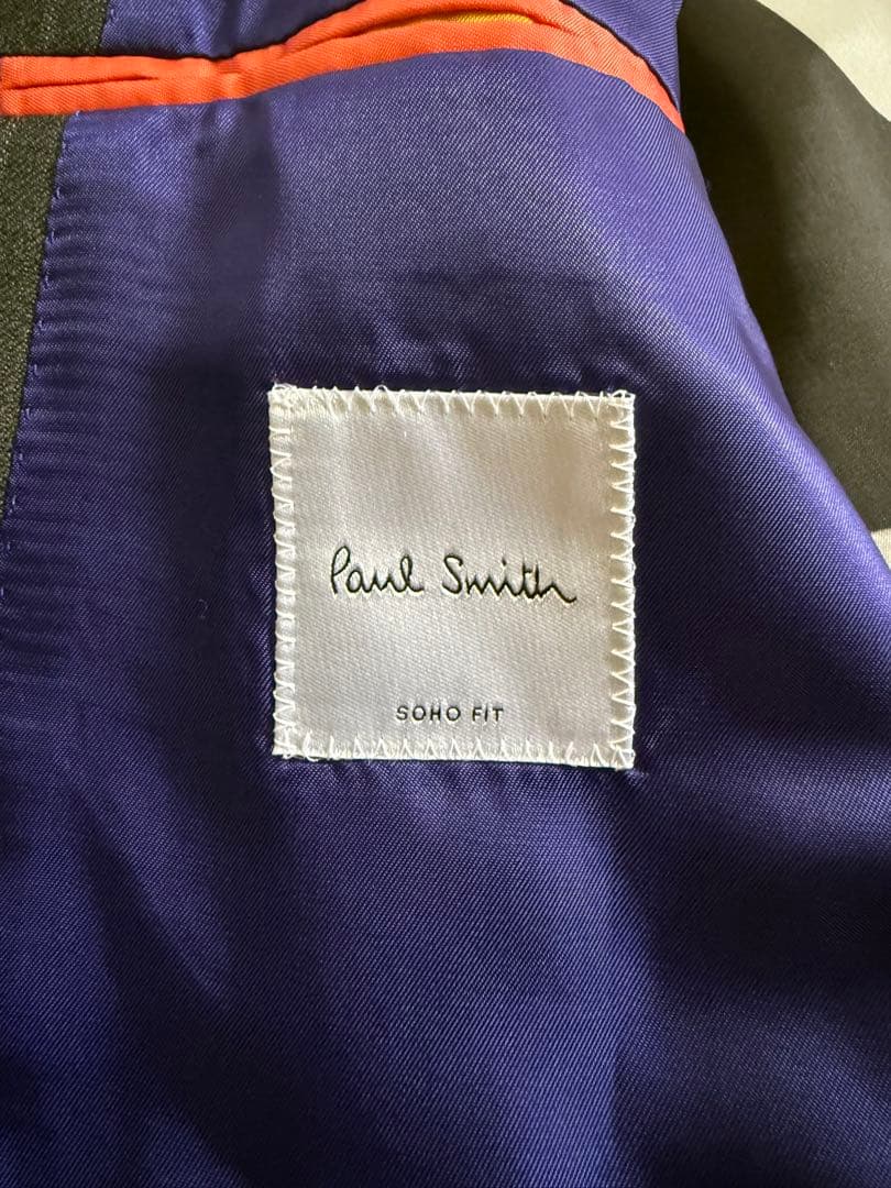 現行 ポールスミス スーツ セットアップ グレー バルーン柄 2B ロロピアーナ