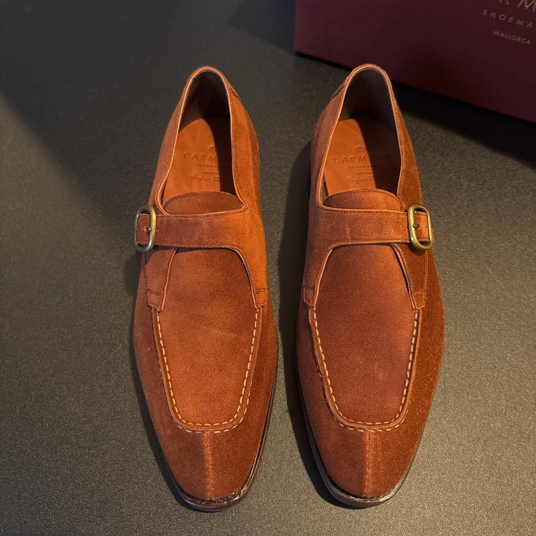 【新品未使用】カルミーナ　モンクストラップ