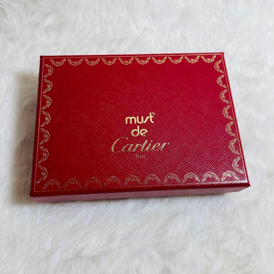 新品未使用・箱付き　カルティエ　ケース　マストライン　カーフレザー